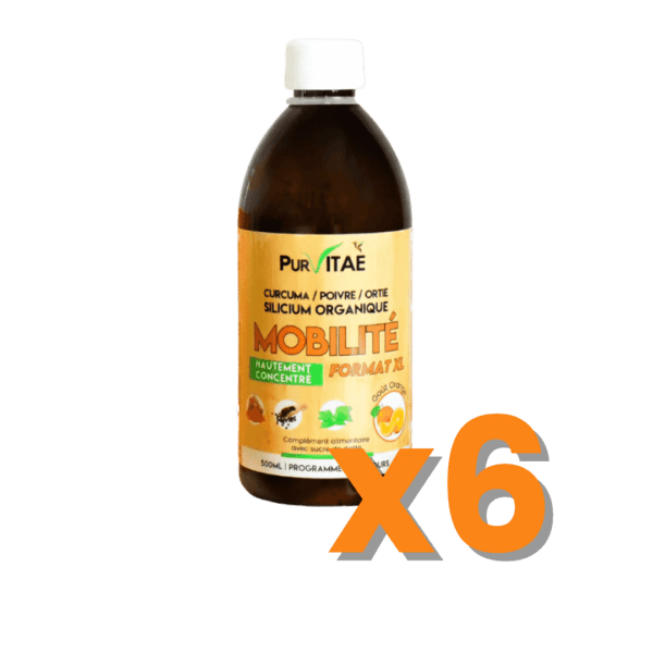 Mobilité pack of 6 big bottle